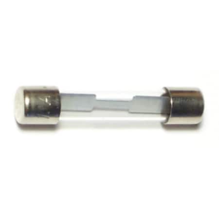 Midwest Fastener Glass Fuse, AGC Series, Fast-Acting, 1A, 250V AC, 20 PK 67184